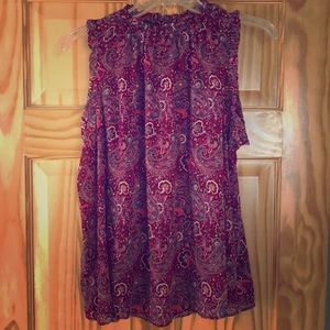 Gap Paisley Sleeveless Top
